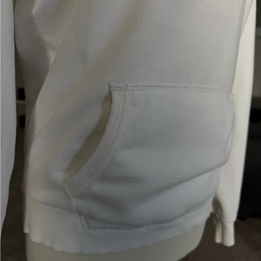 Diesel White Hoodie with Black Logo - Picture 6 of 12